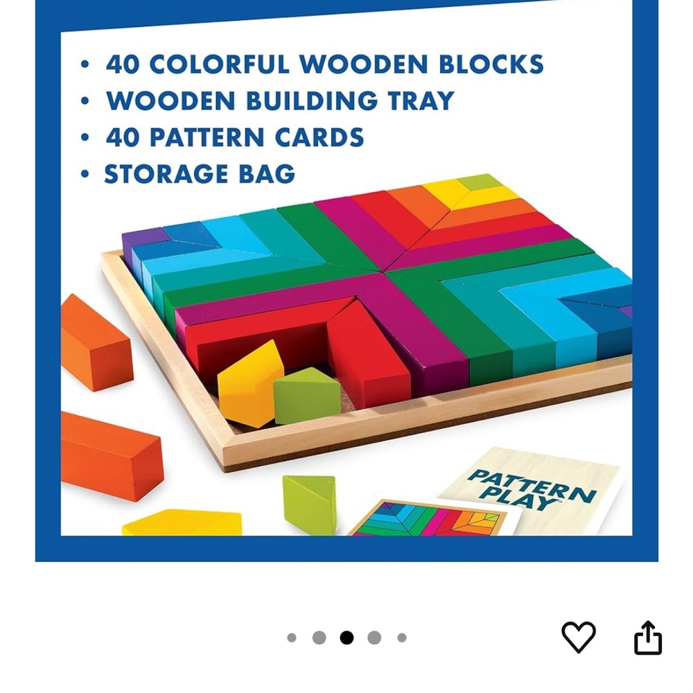 Colorful Pattern Play Set from Mindware - Picture 4 of 6